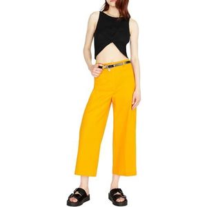 Sisley Trousers 4iullf02x Pantalon Orange 3z9 36 Femme, Orange 3z9, 34