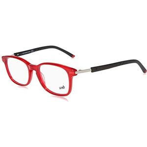 Web Eyewear Zonnebril voor jongens, rood glanzend, 48, Helder rood