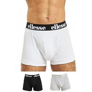 ellesse Hali Trunks Herenonderbroek, zwart/grijs/wit