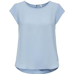 ONLY Onlvic S/S Solid Top Noos Ptm T-shirt voor dames (1 stuk), Clear Sky