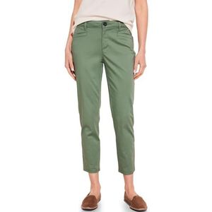 Street One A377207 dames satijnen broek 7/8, Dry Salvia Green