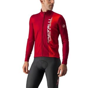 castelli TRAGUARDO Jersey FZ, Pro Red/Red, S, Pro rood/rood