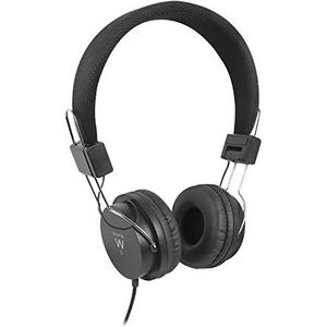 Ewent EW3573 – koptelefoon (oor-oor-hoofdtelefoon, bekabeld, 20-20.000 Hz, 1,5 m, zwart)