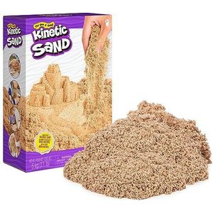 Kinetic Sand kinetisch zand Original Zweeds, natuurbruin, 5 kg, bekend in kleuterschool, vanaf 3 jaar, 6060996, niet geschikt