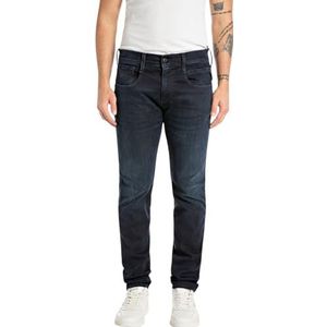 Replay M914 Anbass Hyperflex herenjeans, Donkerblauw 007-7
