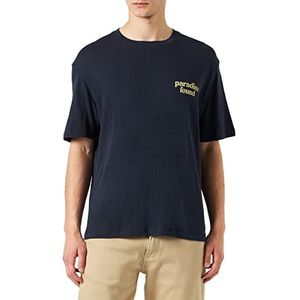 s.Oliver Homme T-shirt à manches courtes, Bleu-(384),XL