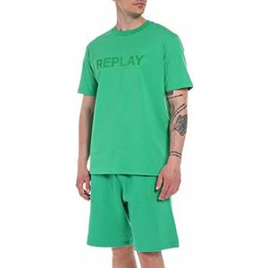 Replay t-shirt mannen, 630 echt groen