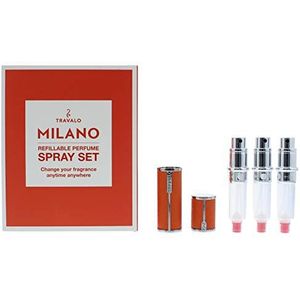 Travalo Milano HD Set Orange, navulbare parfumverstuiver