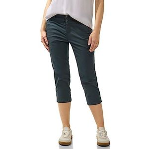 Street One A376588 3/4 sportieve cargobroek voor dames, Cool vintage groen