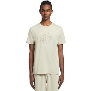 Inter Embossed Collection, T-Shirt Homme, Beige, M