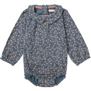 Noppies Vesta turnpakje met lange mouwen en volledige print voor meisjes, broek voor babymeisjes, storm