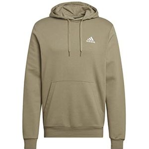 adidas Heren Essentials Fleecehoody, groen, (orbit) groen/wit, S