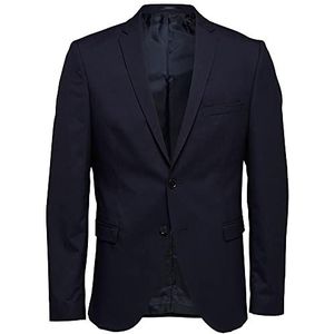 SELECTED HOMME Slhslim-mylologan Navy Suit B herenkostuum (2 stuks), blazer marineblauw, 90, marineblauw blazer