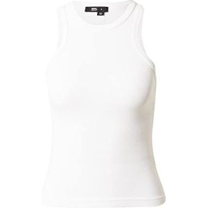 Dr. Denim Amelie Singlet onderhemd dames, wit, M, Wit.