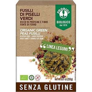 Probios Groene stip pasta Fusili, glutenvrij, Bio 250 g