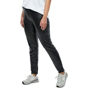 Peppercorn Linette PU-leggings curve voor dames, 9000, zwart