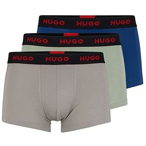 HUGO Trunk Triplet Pack, Gris-Medium Grey, XS Homme, Gris – Medium Grey, XS
