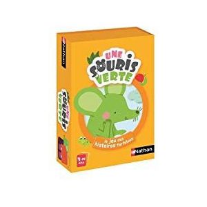 Nathan - De Groene Muis - Kaartspel voor kinderen vanaf 4 jaar - Kansspel en taal voor 2 tot 4 spelers