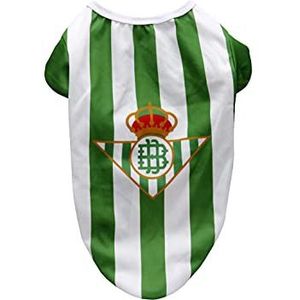 Betis Balompié T-shirt voor huisdieren, honden of katten, maat XS, officieel product van Real Betis Balompié, polyester, kleur groen en wit (CyP Brands)