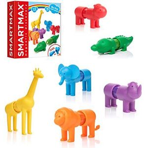 smart games Max - My First Safari Animals – magnetisch bouwspeelgoed – 6 dieren om in elkaar te zetten – voor kinderen vanaf 1 jaar