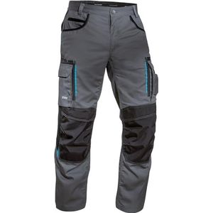 Uvex Tune-Up heren werkbroek lang - met Cordura verstevigde kniezakken - lichtgewicht & ademend, Grijs, 50