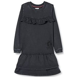 Noppies G Dress Ls Batala casual jurk voor meisjes, Ebony - P441