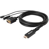 Club3D HDMI / Jackplug / USB-micro-B / VGA Adapterkabel HDMI-A Stekke - Jackplug-bus 3,5 M