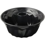 Dr Oetker 1441 Kugelhopf-vorm, taartvorm, kugelhopf, tulbandvorm, roestvrij staal, antiaanbaklaag, zwart, 22 cm