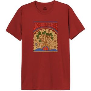 National Park T- Shirt Homme, Rouge, XL