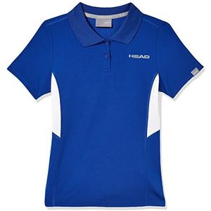 HEAD Club Tech G Poloshirt voor meisjes, Blauw