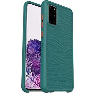 OtterBox LifeProof Wake Beschermhoes voor Samsung Galaxy S20+, schokbestendig, valbestendig tot 2 meter, dunne bescherming, gemaakt van gerecycled oceaankunststof, blauwgroen