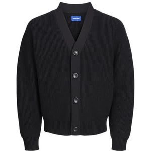 JACK & JONES Jordash gebreide cardigan voor heren, zwart., XXL