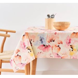 BELUM Nappe anti-taches, taille 200 x 140 cm - Nappe au toucher extra douce, couleur multicolore, nappe 100% fabriquée en Espagne, tissu 100% coton biologique, nappe modèle 0120-408