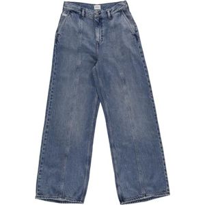 MUSTANG Stijl Luise Wide Front Seam Damesjeans, Blauw (Medium Blue) 581, Taille 28 / lengte 30