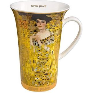 Goebel - Adele mok - mok met handvat - koffiemok - Gustav Klimt - Bone China Hoogte 15 cm 0,5 l