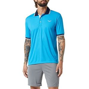 Trigema poloshirt heren, Aqua