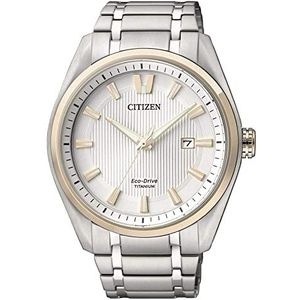 Citizen SUPERTITANIO 1240 ECO-Drive horloge AW1244-56A, uniseks armband, Armband