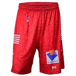 Elan Chalon Chalon-sur-Saône Shorts, officiële outdoor shorts, 2018-2019, uniseks, kinderen, rood, maat XXS (fabrieksmaat: 8 jaar)