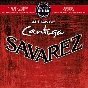 Savarez Alliance Cantiga 510AR snaren voor klassieke gitaar, meerkleurig, één maat