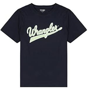 Wrangler Klassiek T-shirt voor dames, Sky-kapitein