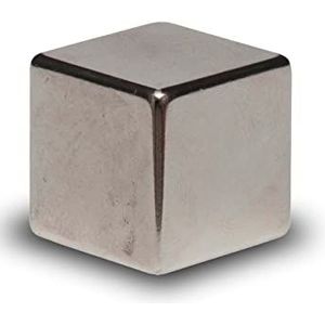 Magneet MAUL Neodymium kubus 20 x 20 x 20 mm, 20 kg, nikkel