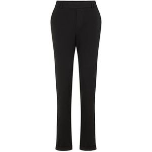 Vero Moda Vmmaya Mr Loose Solid Pant kleine broek, zwart, S, maat dames, zwart, S, zwart.