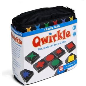 Qwirkle Reiseditie - Het bekende familiespel voor 2-4 spelers vanaf 8 jaar. Speel overal en scoor punten met deze compacte editie!