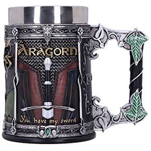 Nemesis Now - The Lord of the Rings - The Fellowship - Bierpul - Zilver - 15.5cm