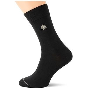 Springfield Basic sokken met logo boom voor heren, zwart, M, zwart.