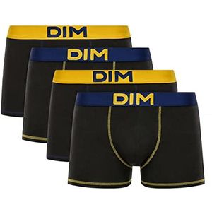 DIM Mix and Colors katoen Stretch x4 boxershorts voor heren (4 stuks)