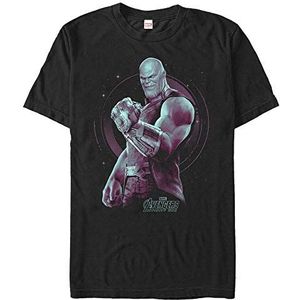 Marvel Avengers Infinity War Thanos The Mad Titan Organic T-shirt met korte mouwen voor volwassenen, zwart, M, zwart.