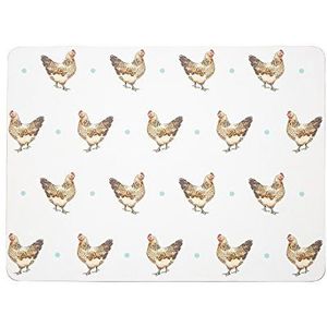 Premier Housewares Mrs Henderson 1203684 placemats kurk, wit, 29 x 0,69 x 22 cm