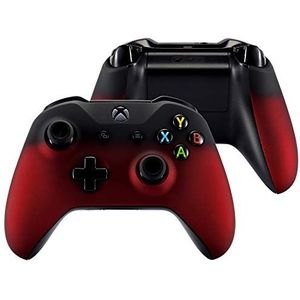eXtremeRate Voorste handgrepen, handgrepen voor Xbox One S/X Controller, vervangende hoes voor Xbox One S/X Controller, gepersonaliseerde behuizing voor model 1708, rood