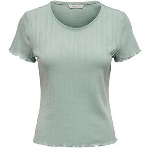 ONLY Onlcarlotta S/S Top Jrs Noos Damestop, Jade zijde